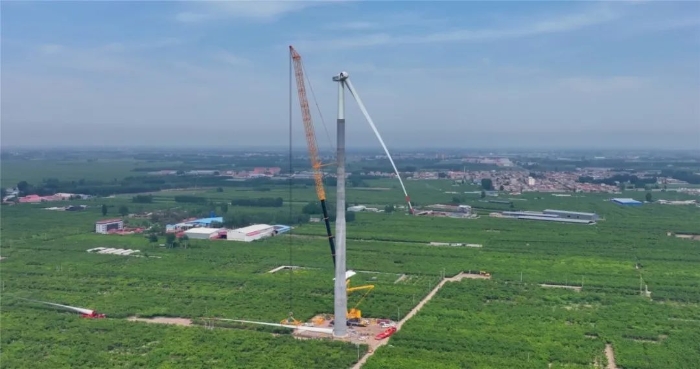 “全球第一吊”再臨燕趙！166米，XCA4000助力華北綠電